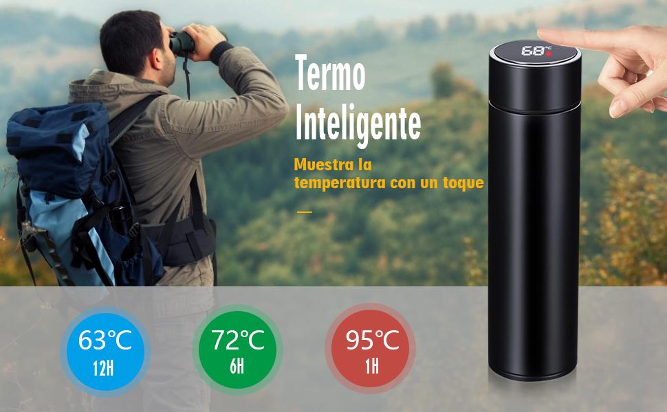 TERMO- BOTELLA INTELIGENTE Frio/Calor 500ml