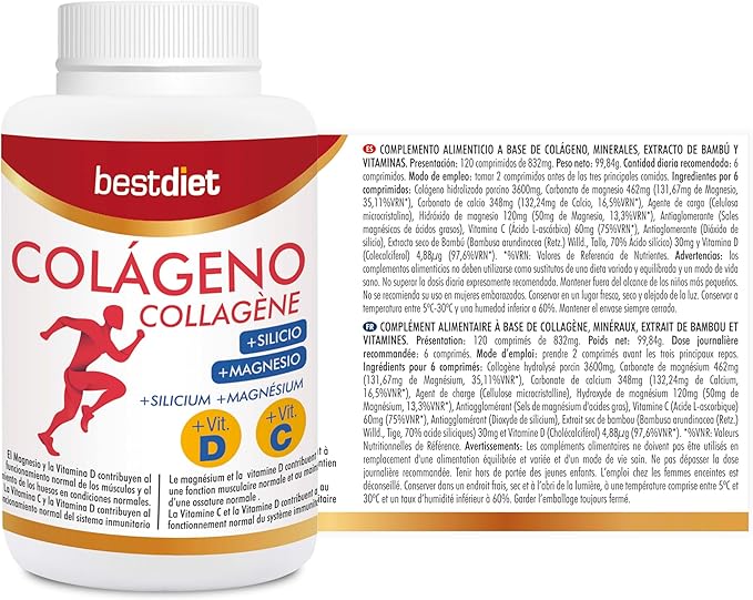 Colágeno Hidrolizado 120 Comprimidos –