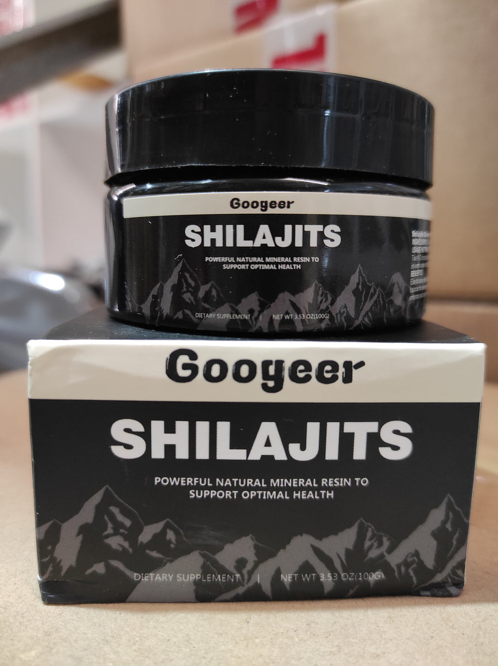 Resina orgánica pura del Himalaya SHILAJIT 100g