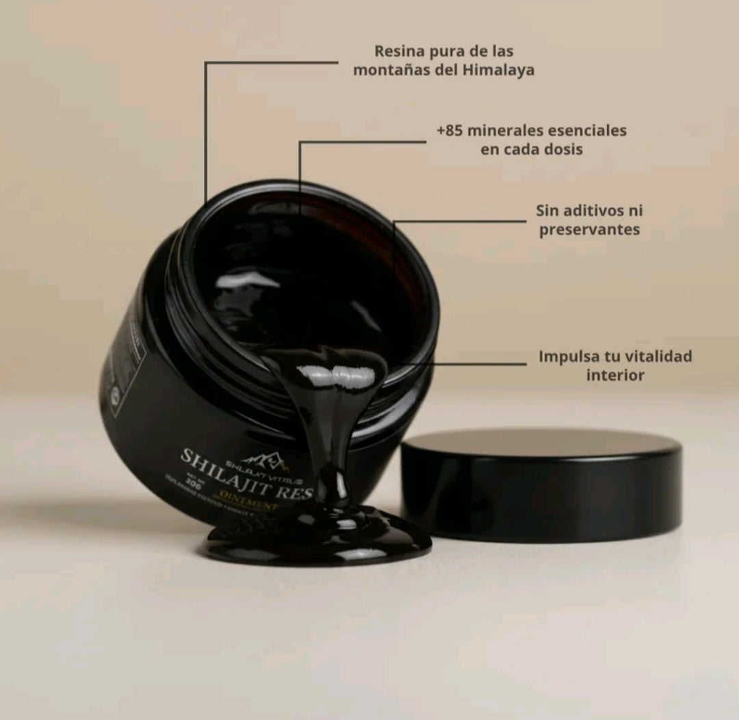 RESINA ORGANICA PURA DEL HIMALAYA SHILAJIT 100g PREMIUM